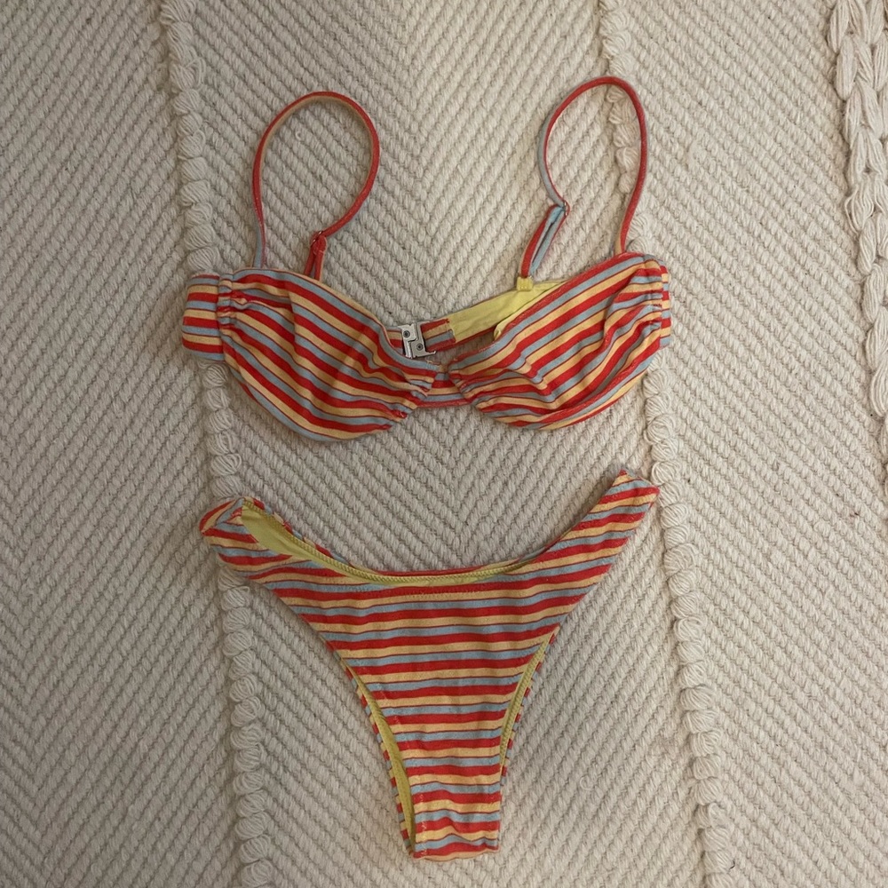 With Jean Bikini